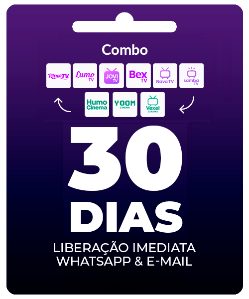 Gift Card Combo Mensal Samba TV + Cinema